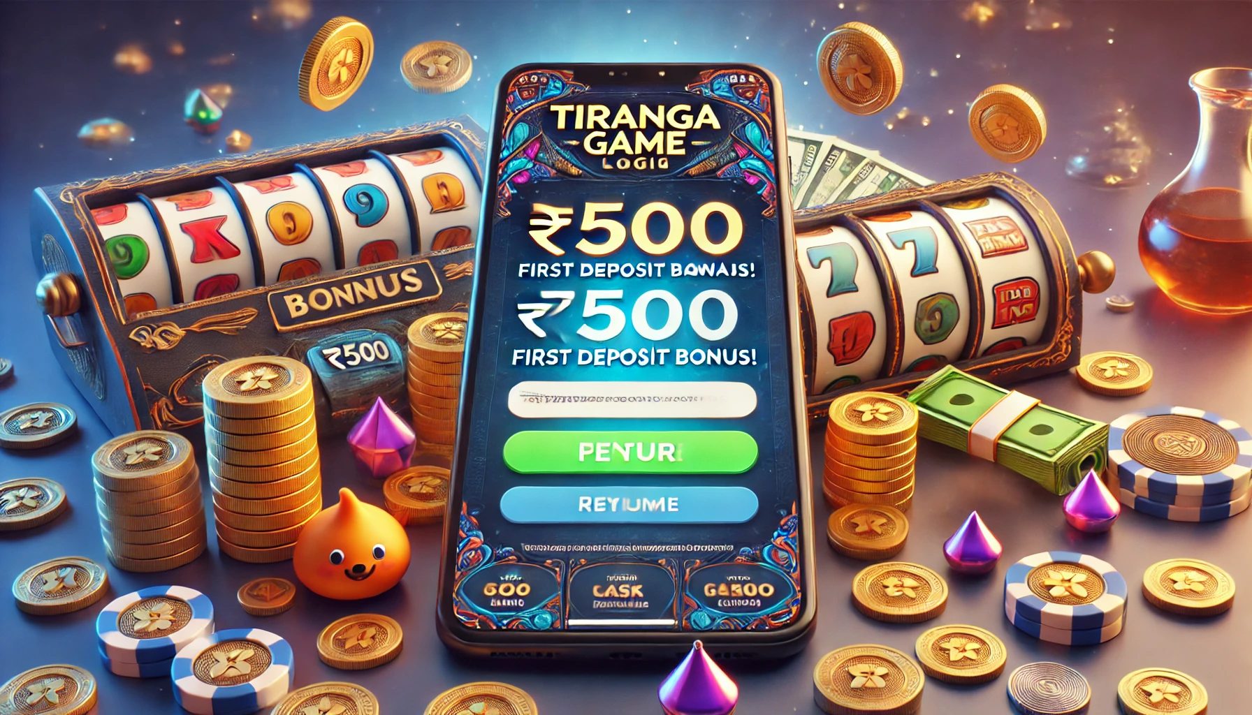 Tiranga Game Login: ₹500 First Deposit Bonus Awaits!